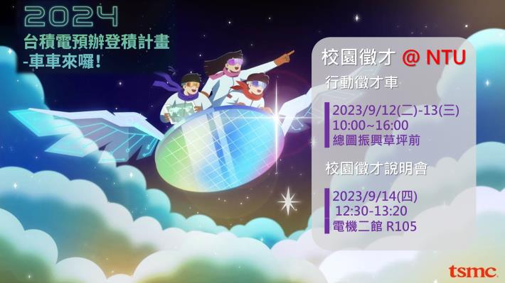 【2024 台積電預辦登機計畫】@ NTU 活動開跑！