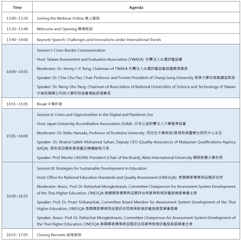 社團法人台灣評鑑協會-agenda