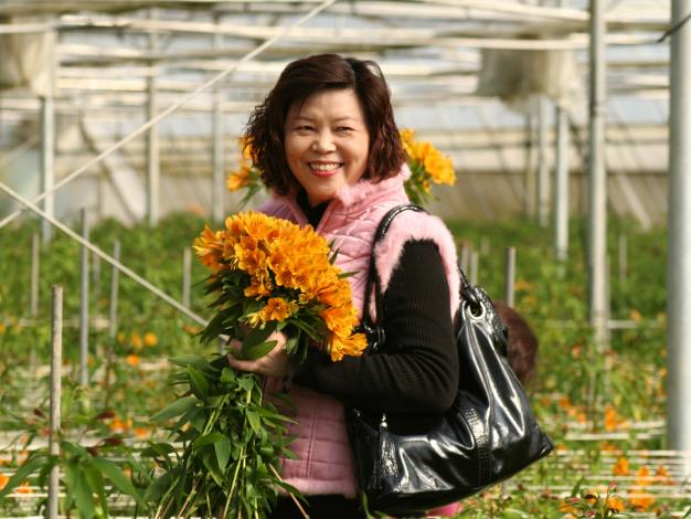 山田野趣(採花或採菜)