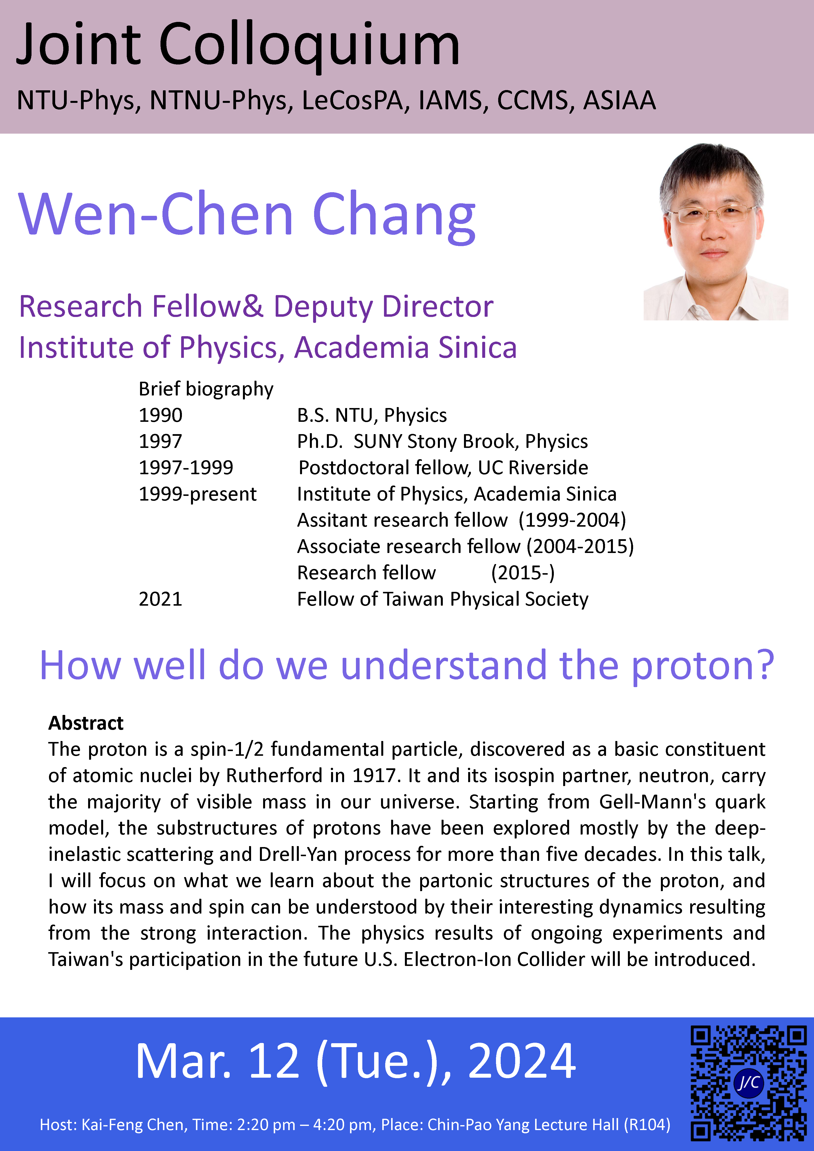 【20240312】How well do we understand the proton?