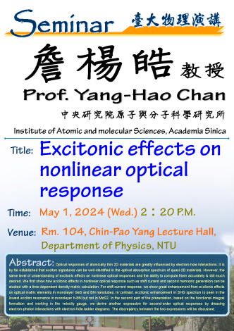 Excitonic effects on nonlinear optical response